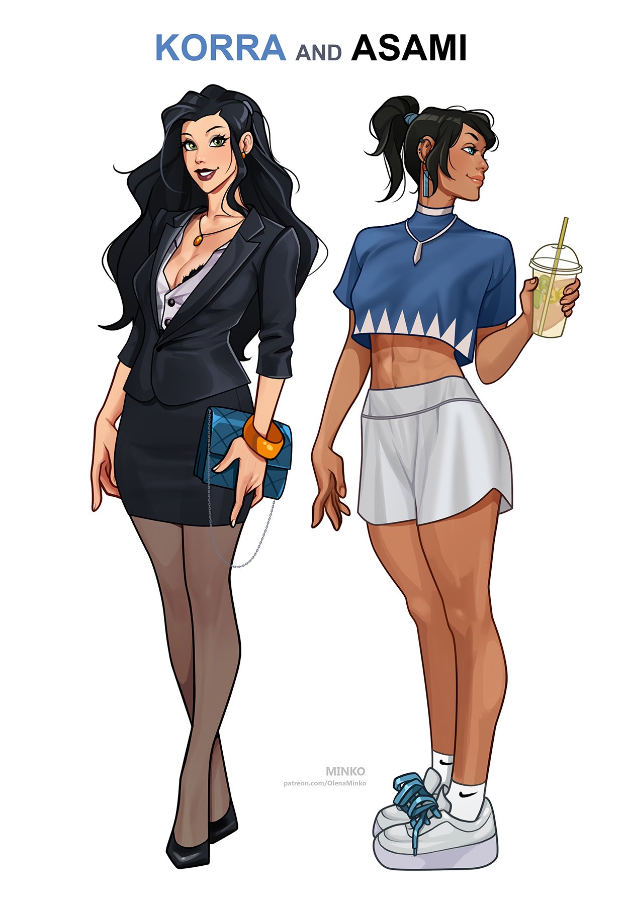 Korra and Asami: Office Story cover