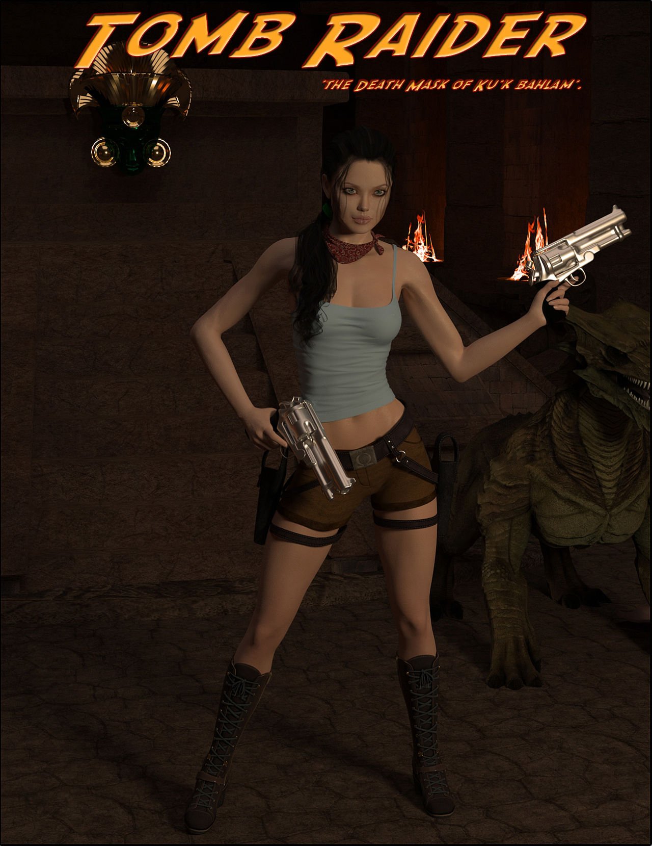 Tomb Raider - The Death Mask of 'Ku'k Bahlam' cover