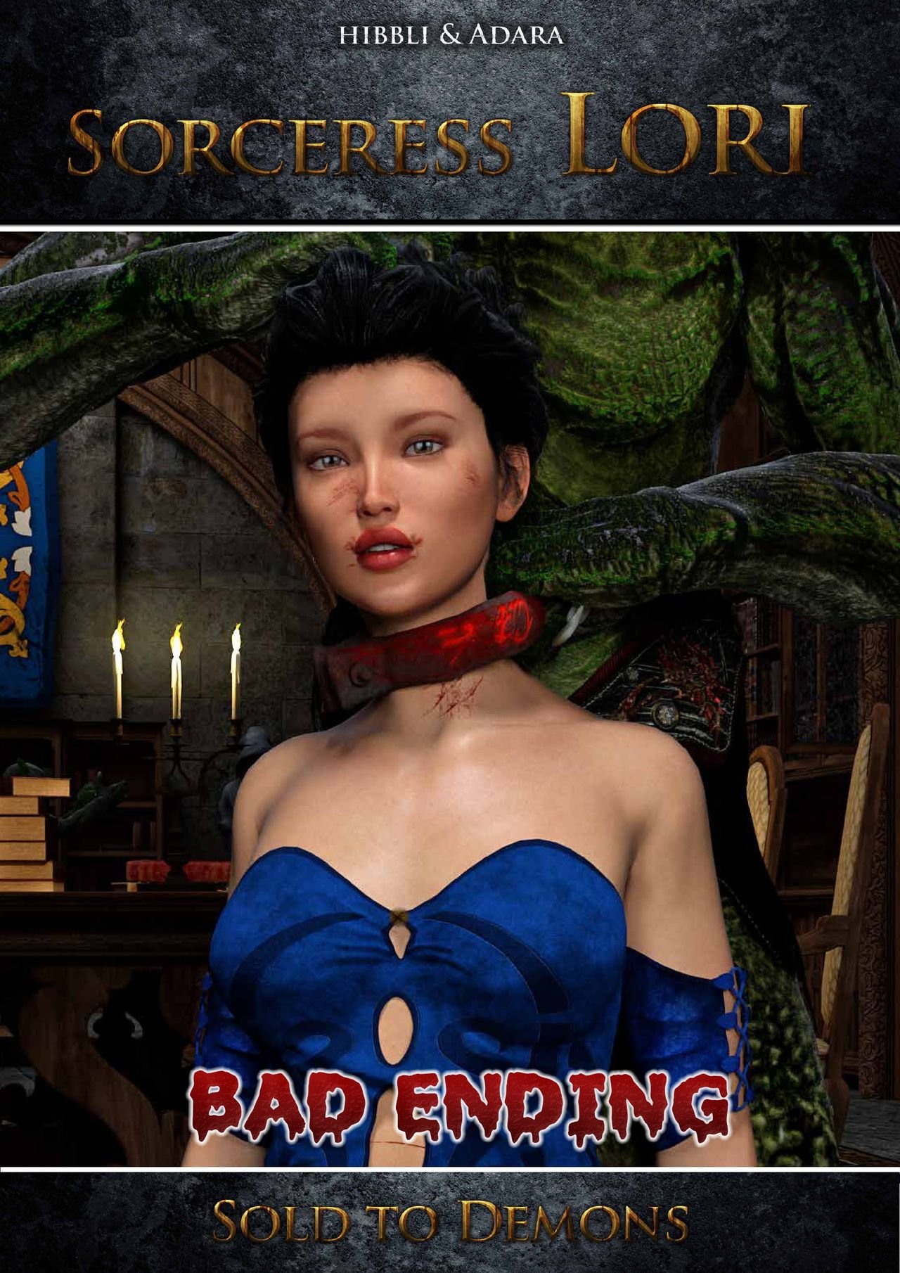 Sorceress Lori - Sold To Demons - Bad ending cover