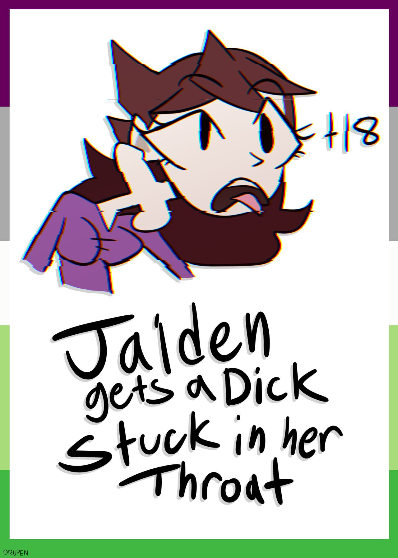 Jaiden Gets A Dick Stuck In Her Throat cover