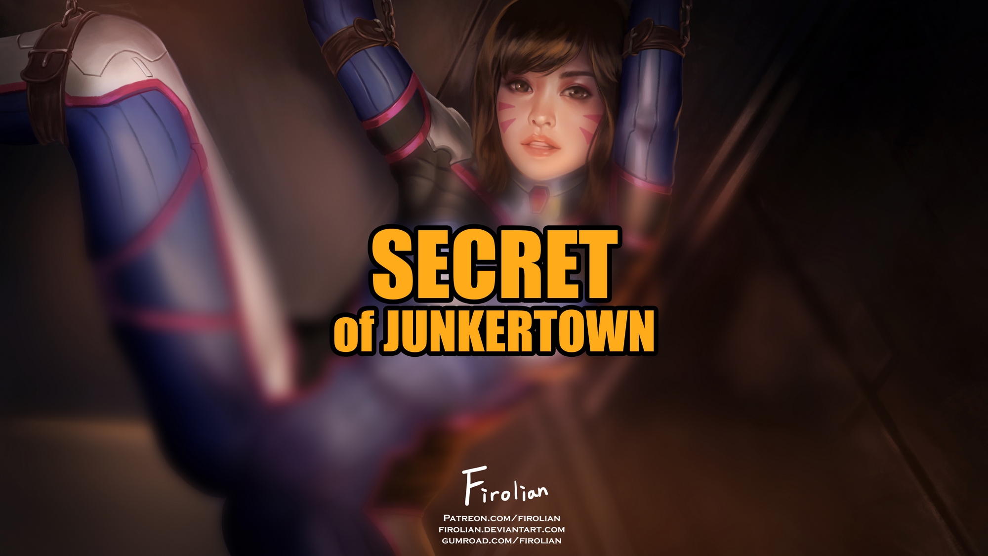 D.Va - Secret of Junkertown cover