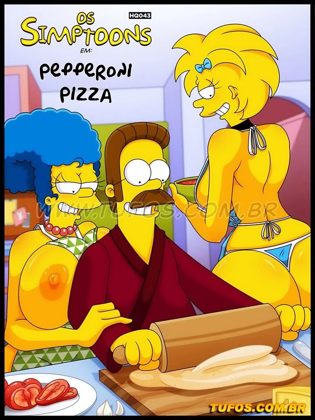 Os Simptoons 43 -Pepperoni Pizza cover