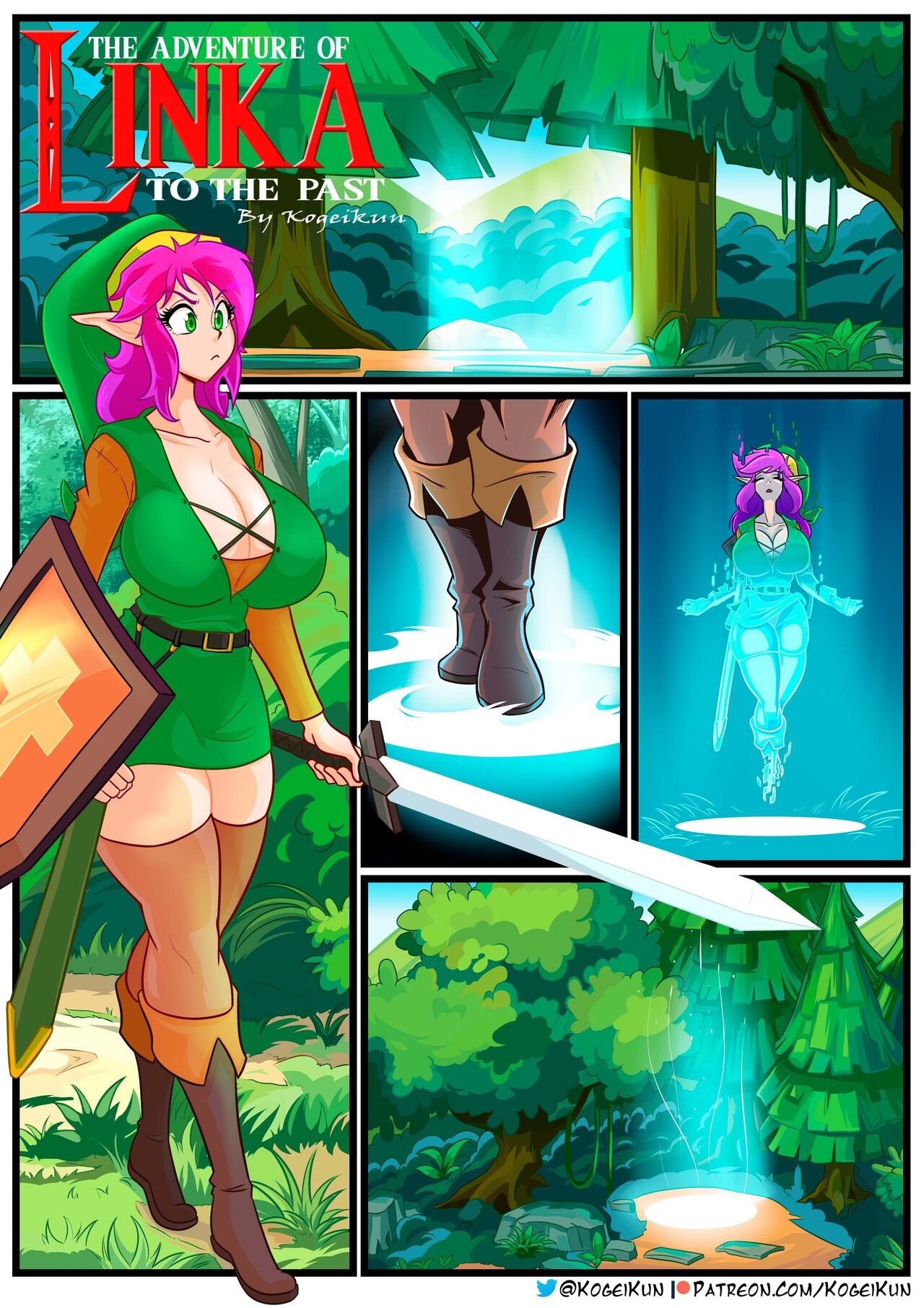 The Adventure of Linka to the Past cover