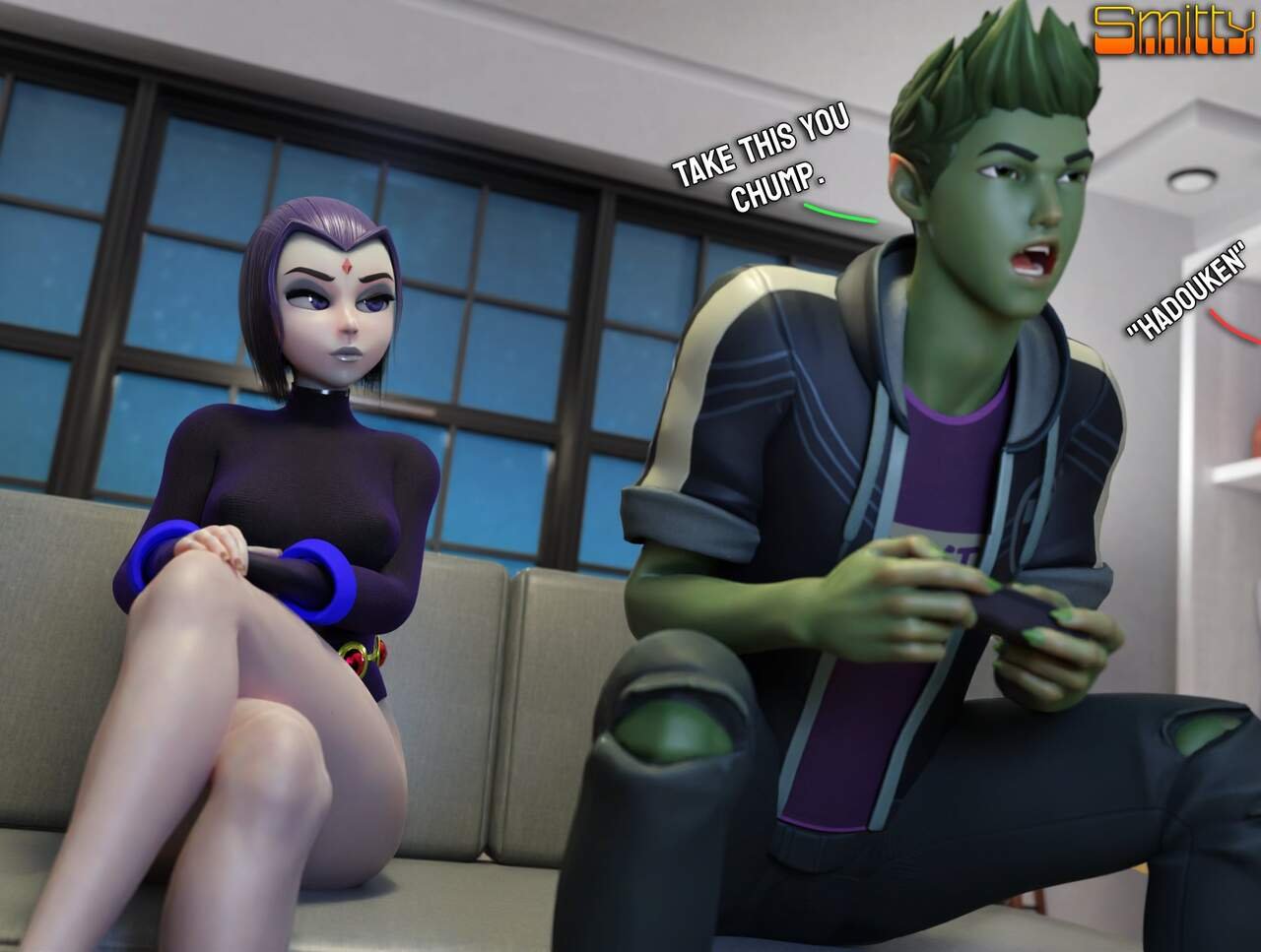 Beast Boy's epic gamer move cover