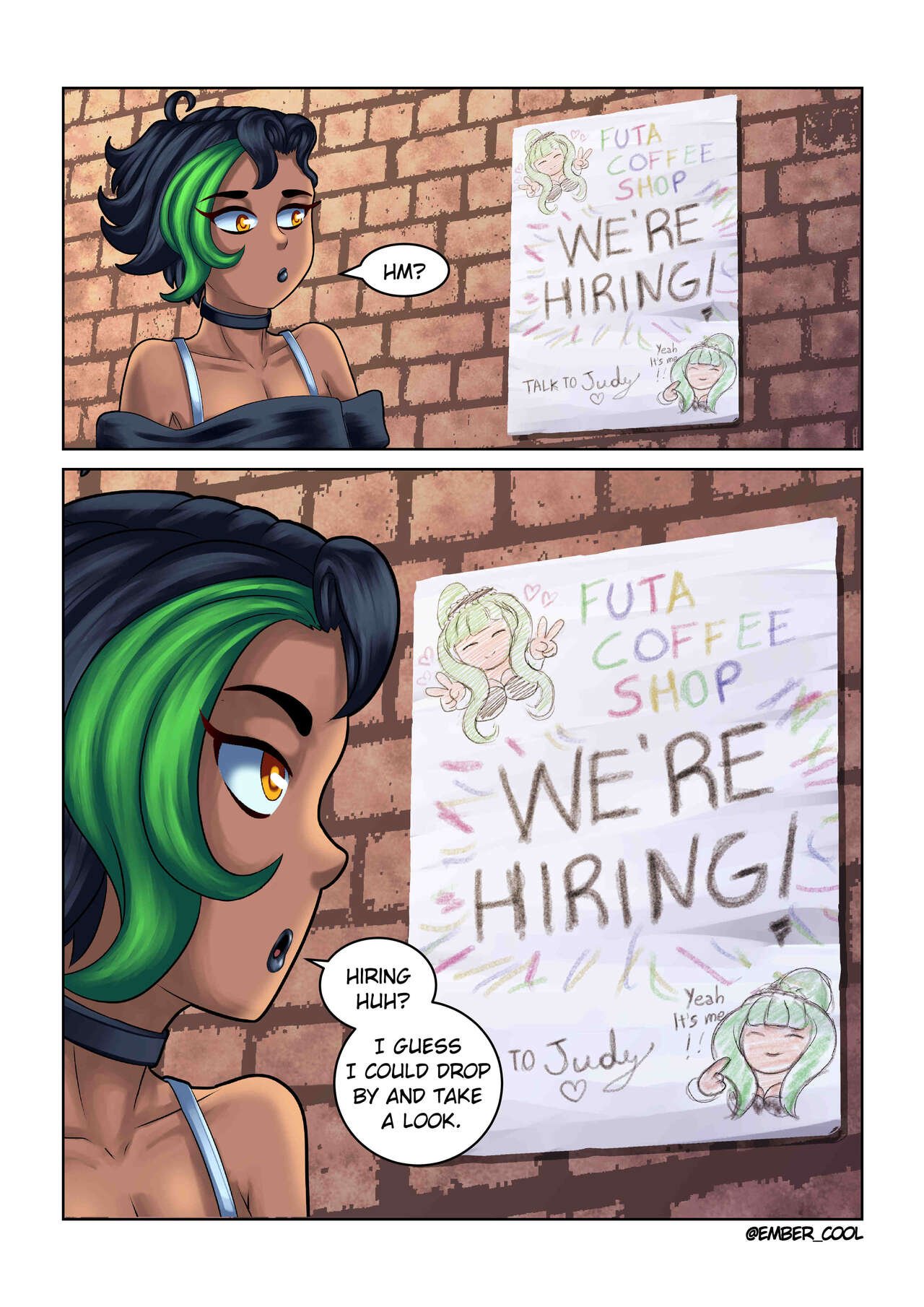 Let's have a NEW employee! cover