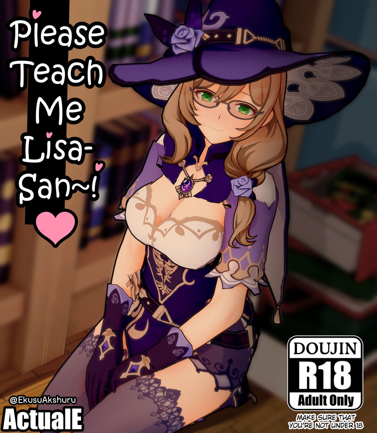 Please Teach Me Lisa-san~! cover