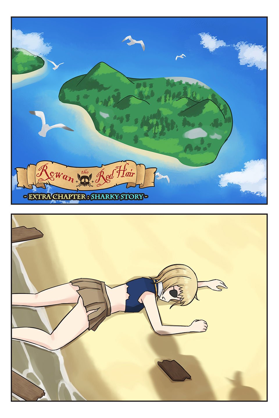 Rowan the Red Hair: Sharky Story cover
