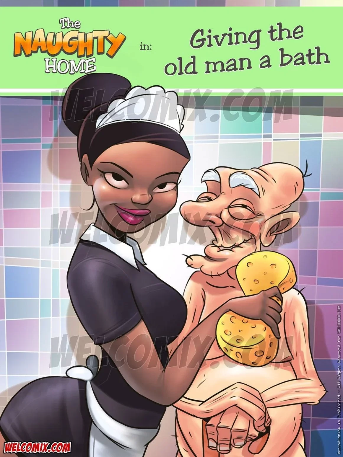 Naughty Fam 7 - Giving The Old Man A Bath cover