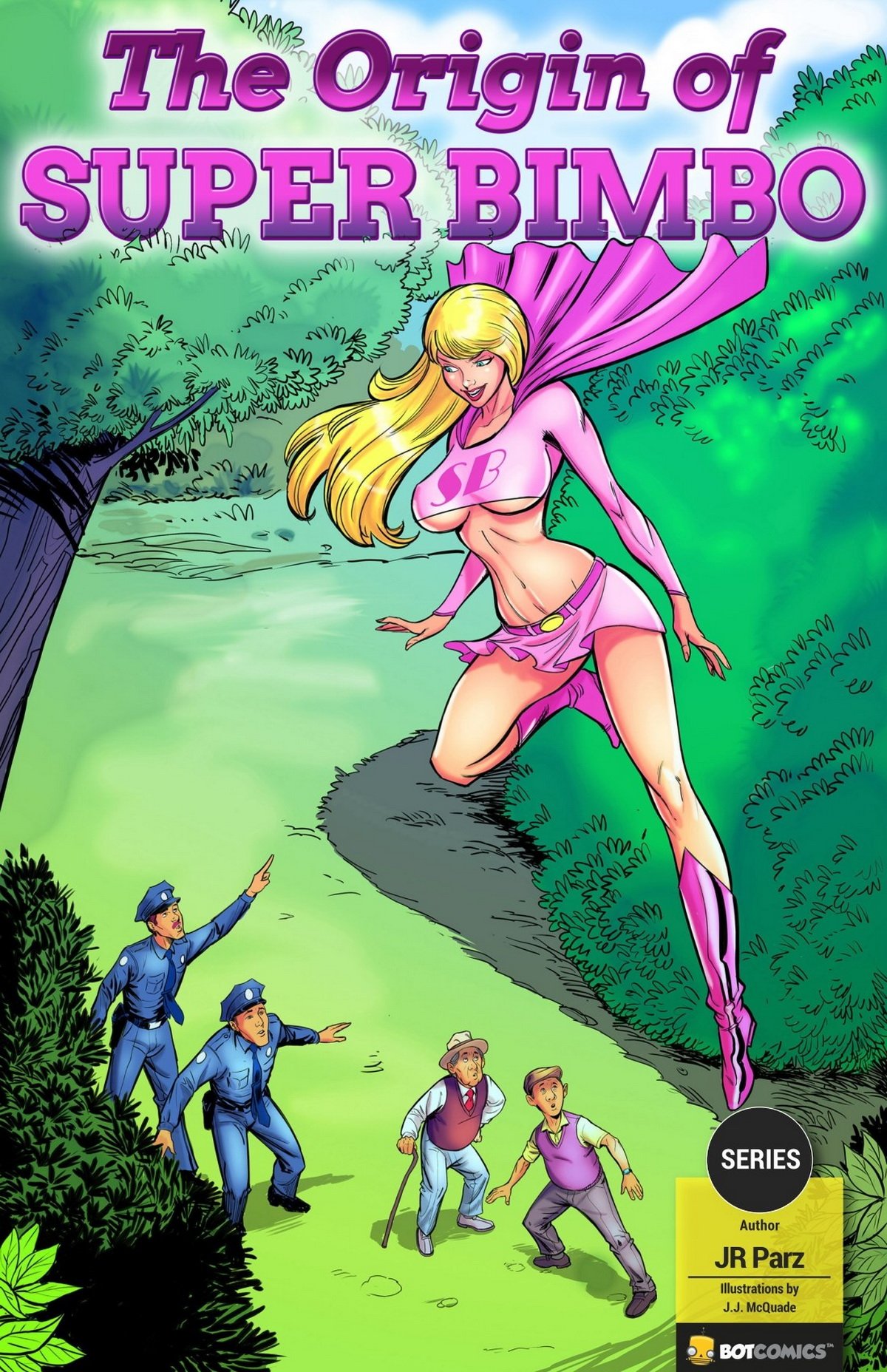 The origin of Super-Bimbo cover