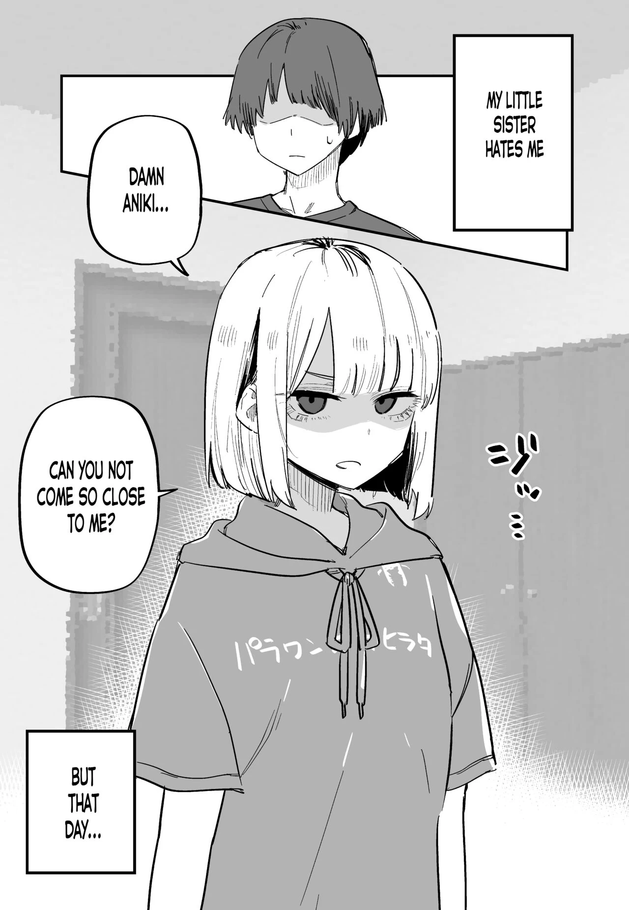 My Sister Who Cannot Stand Me Is Scary cover