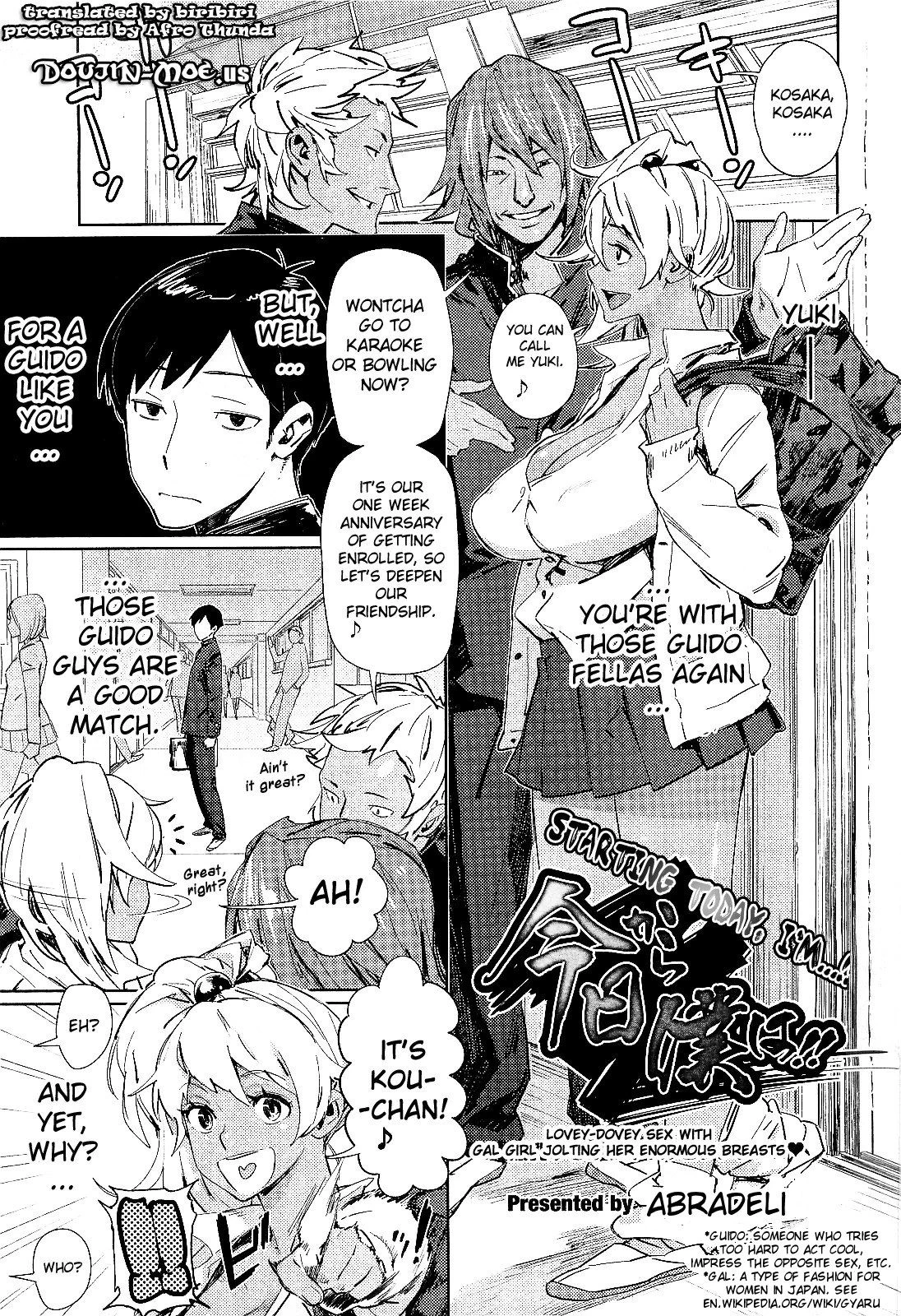 Starting Today I'm...! | Kyou Kara Boku wa!! cover