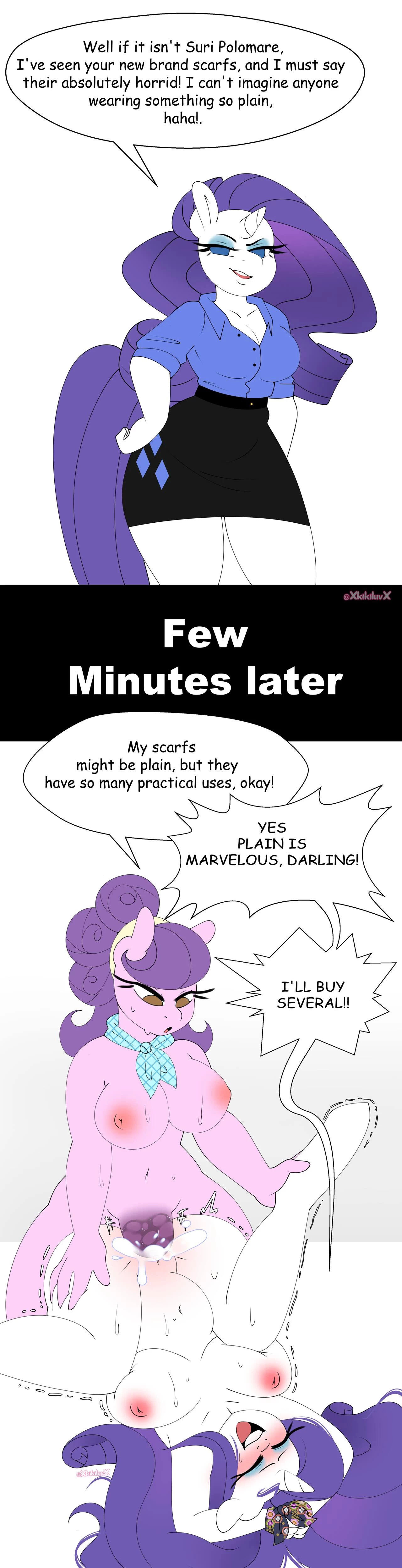 Rarity gets put in her place cover