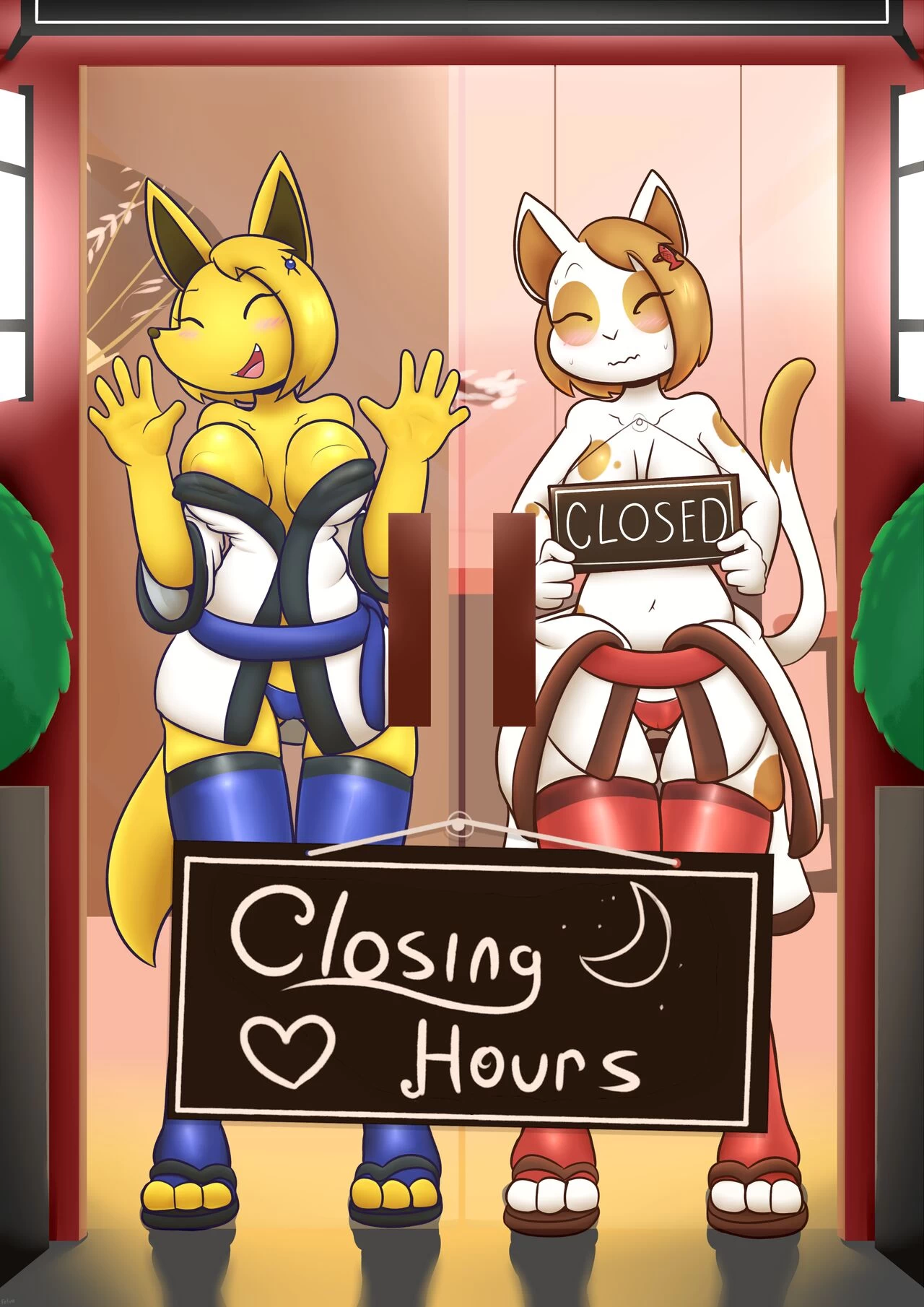 Closing hours cover