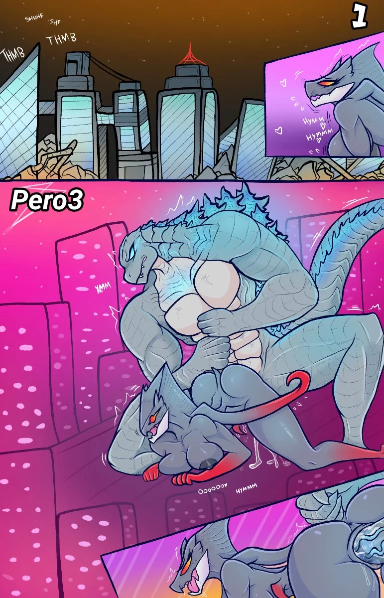 Godzilla x femuto cover