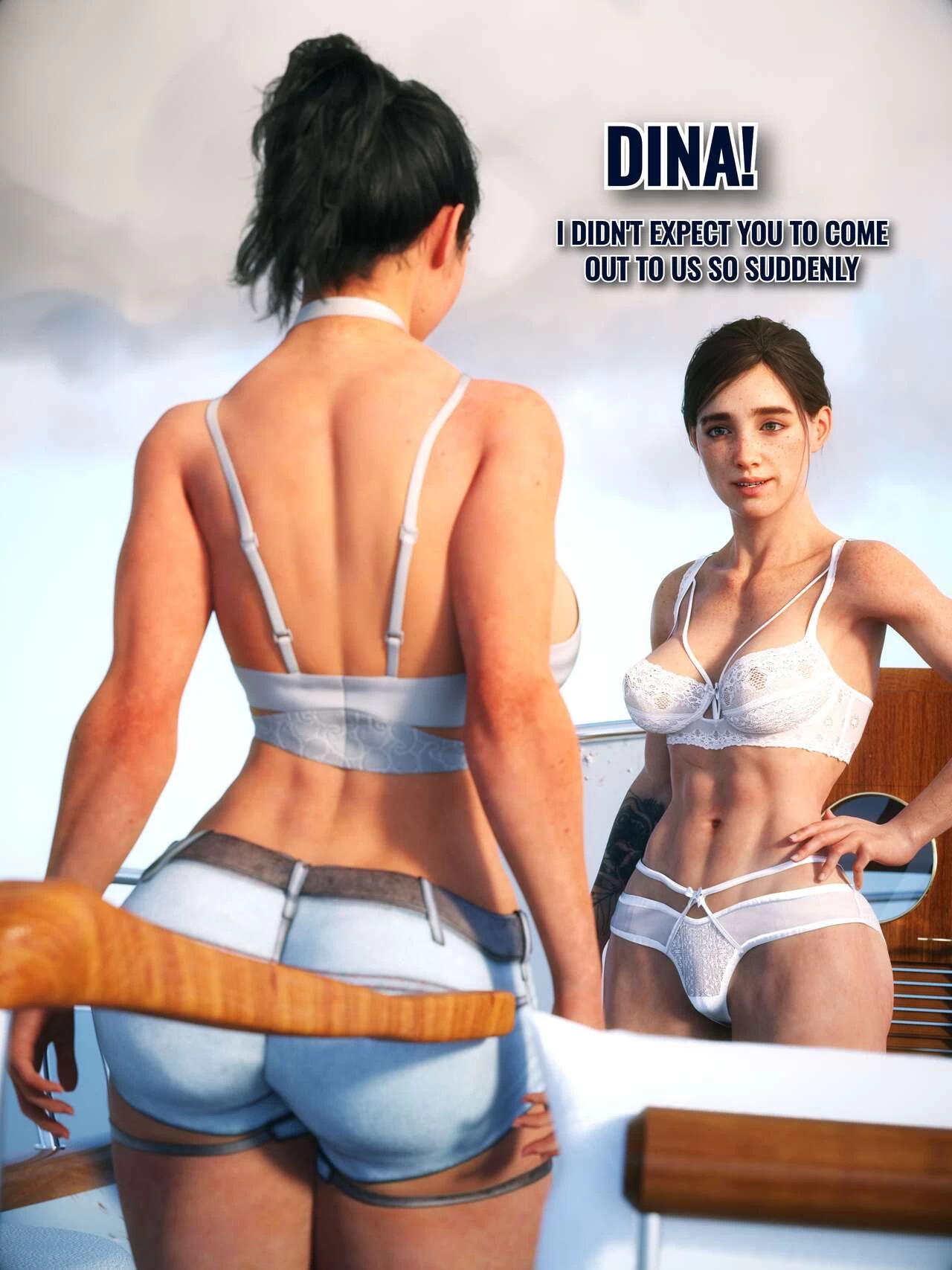 Dina Joins Ellie & Abby On The Boat cover
