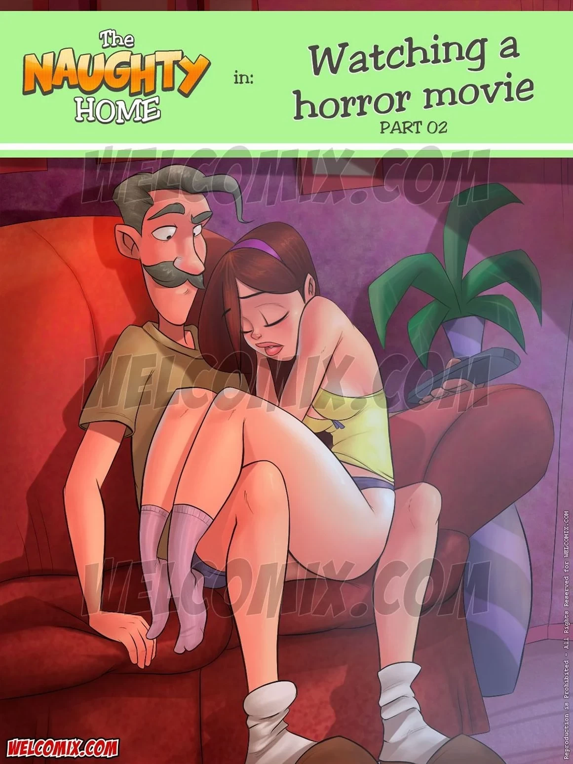 Naughty Fam 14 - Watching A Horror Movie 2 cover