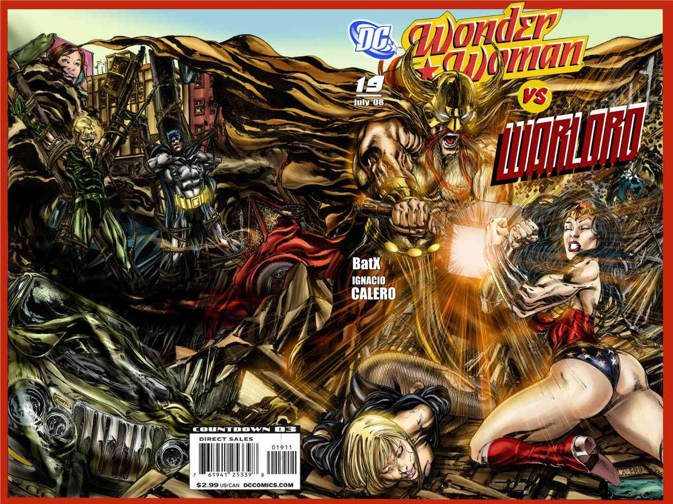 Wonder Woman vs Warlord cover