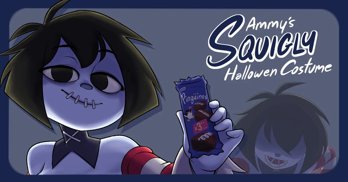 Ammy's Squigly Halloween Costume cover