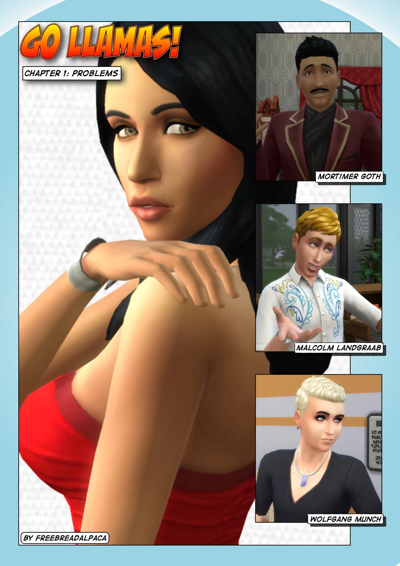Go Llamas! 1-3 cover