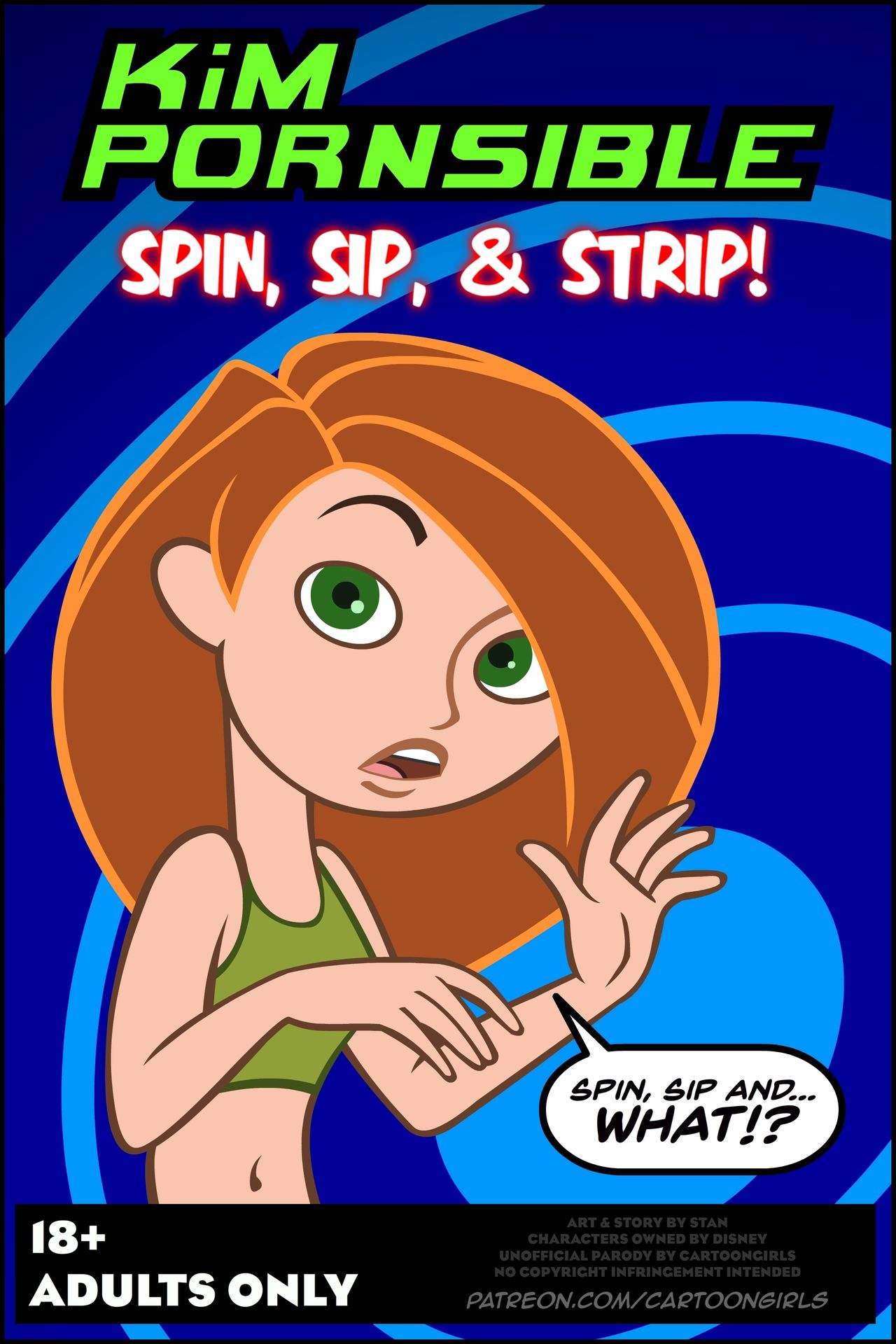 Kim Possible Spin, Sip & Strip! cover