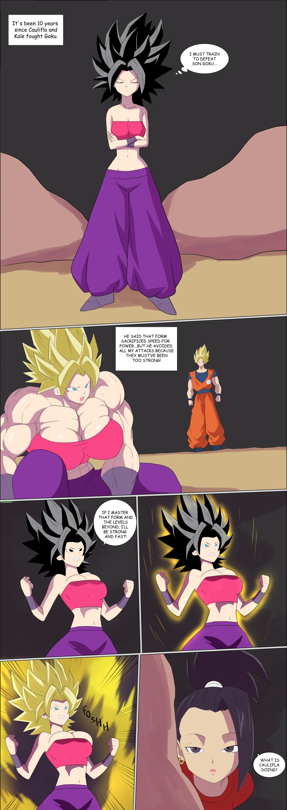 Caulifla x Kale cover