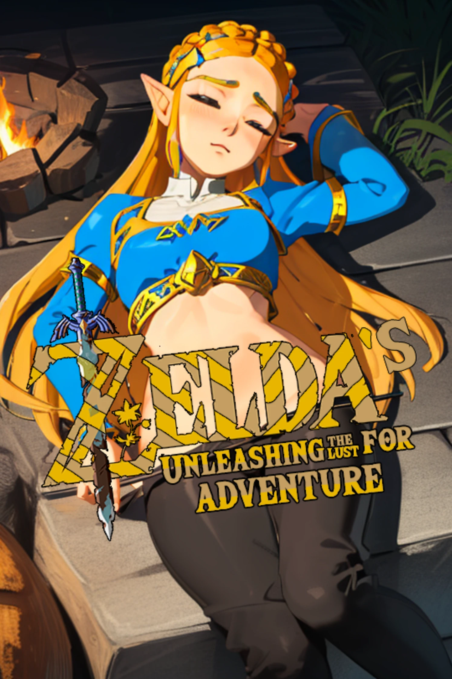 Zelda's: Unleashing The Lust For Adventure #2|The chase in the Outpost Ruins cover