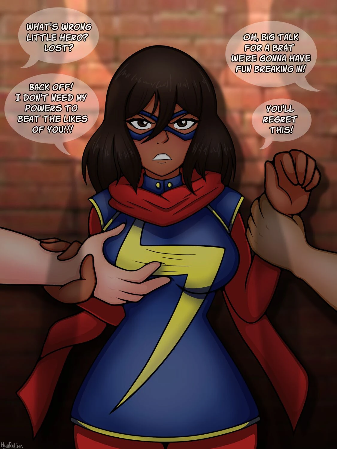 Ms Marvel's Defeat cover