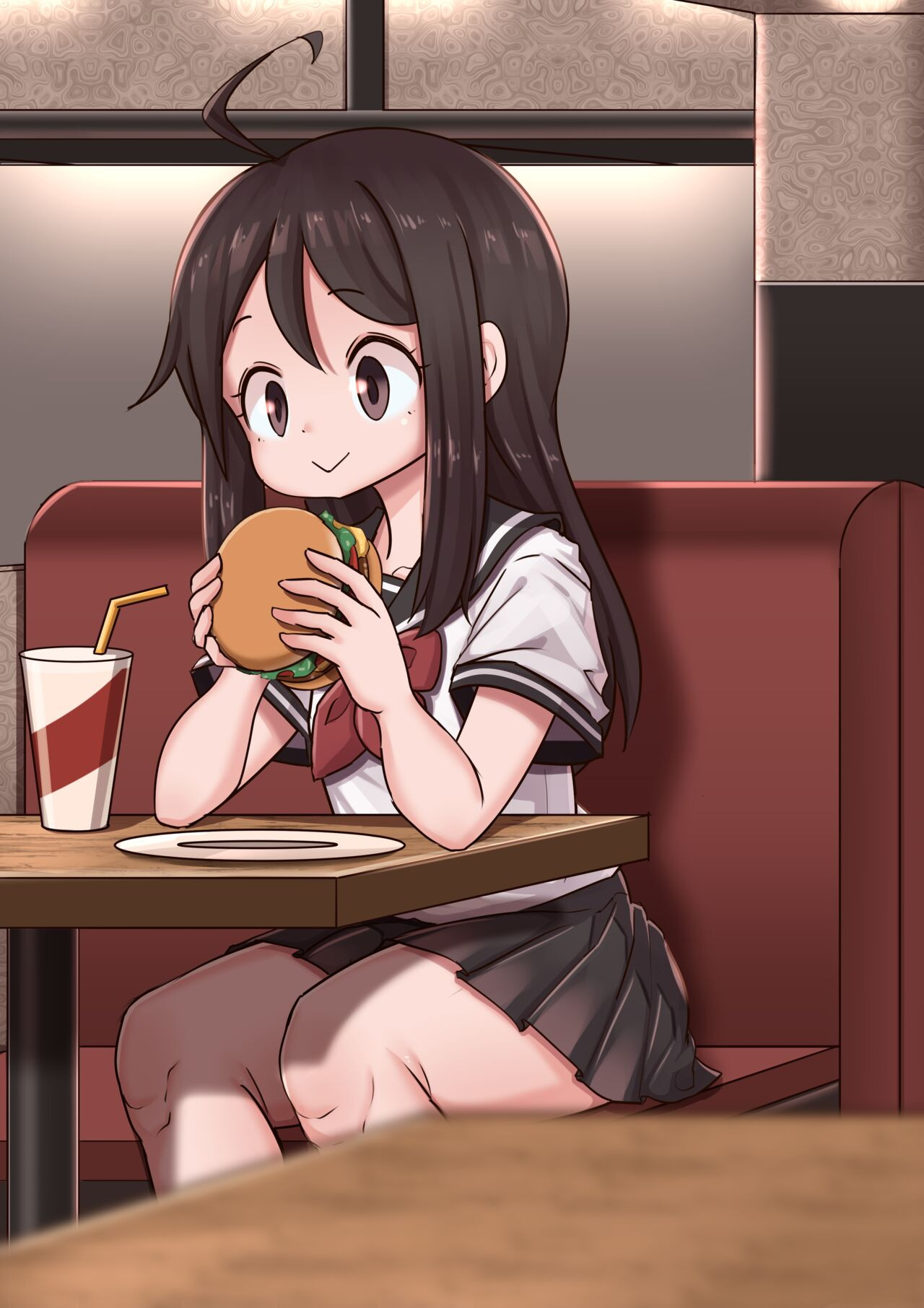 Burger shop cover