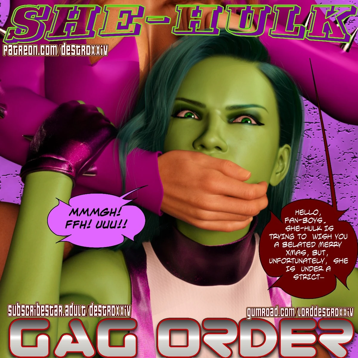 She-Hulk XMAS cover