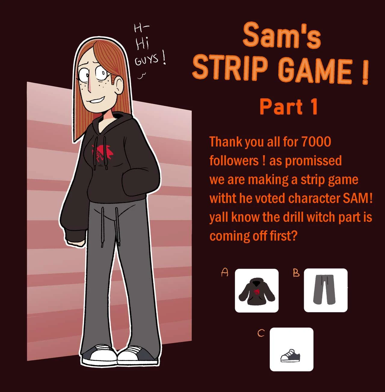 Sam's Strip Game cover