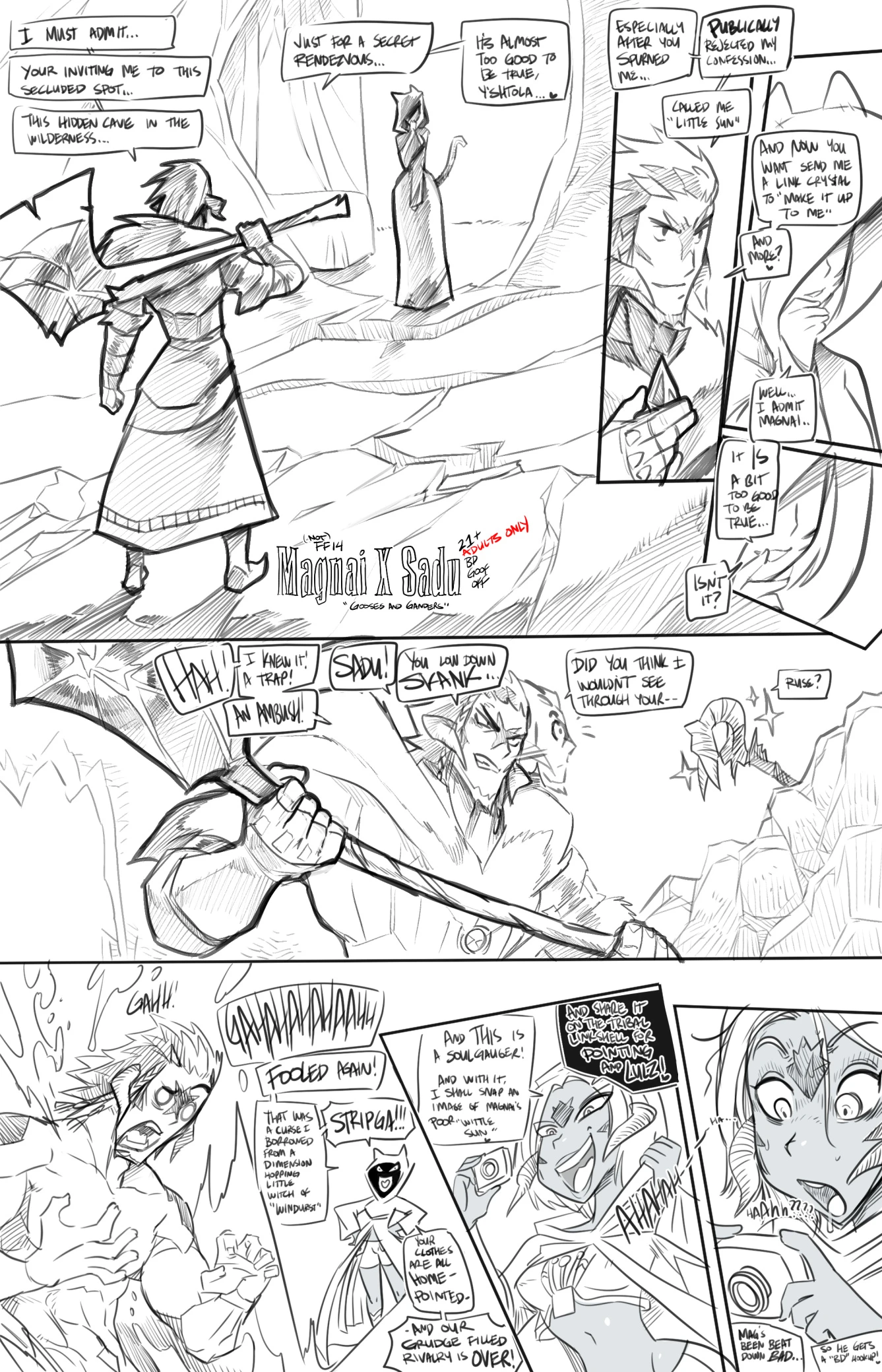 Magnai x Sadu "Gooses and ganders" cover