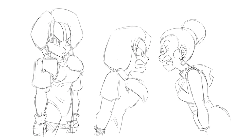 Videl meets Chichi cover