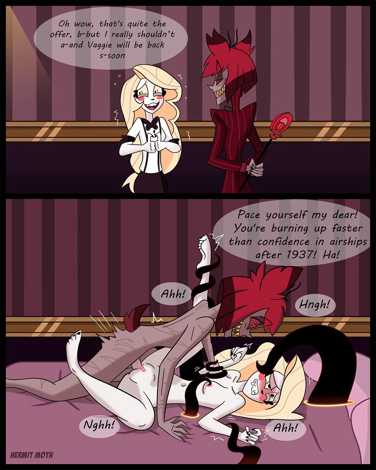[Hermit Moth] Vaggie x Charlie (Hazbin Hotel) cover