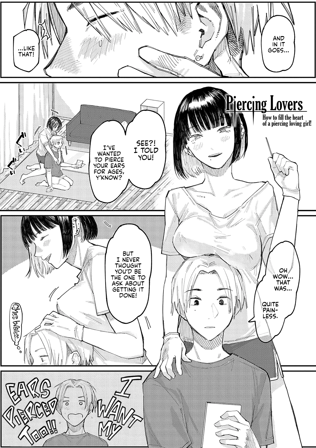 Piercing Lovers - How to fill the Heart of a Piercing Loving Girl | Sashi Ai - Piasu Joshi no Mitashi-kata cover