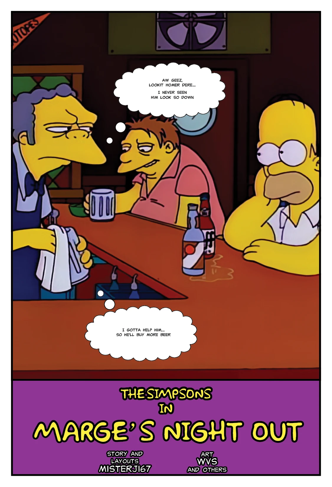 The Simpsons: Marge's Night Out cover