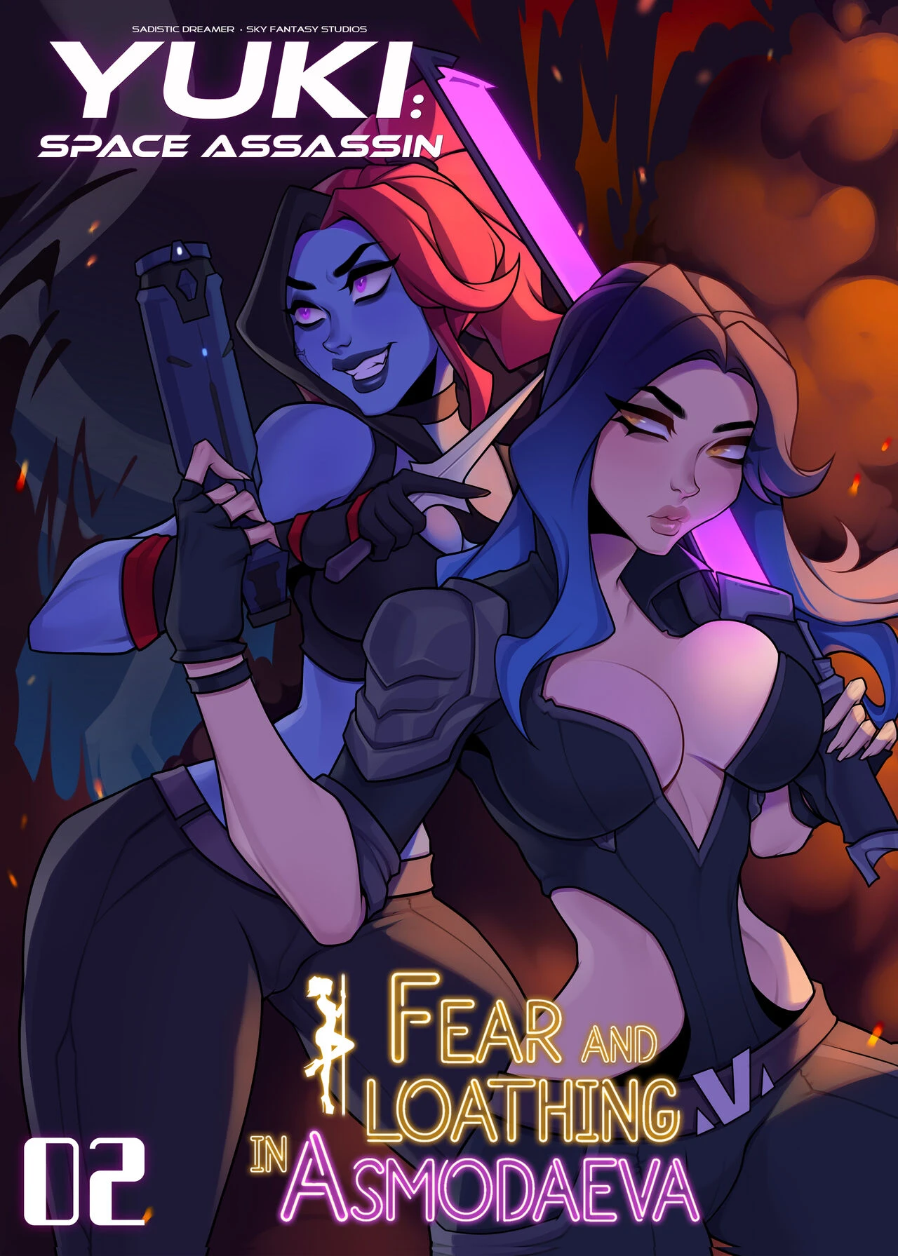 Yuki: Space Assassin 2. Fear and Loathing in Asmodaeva cover