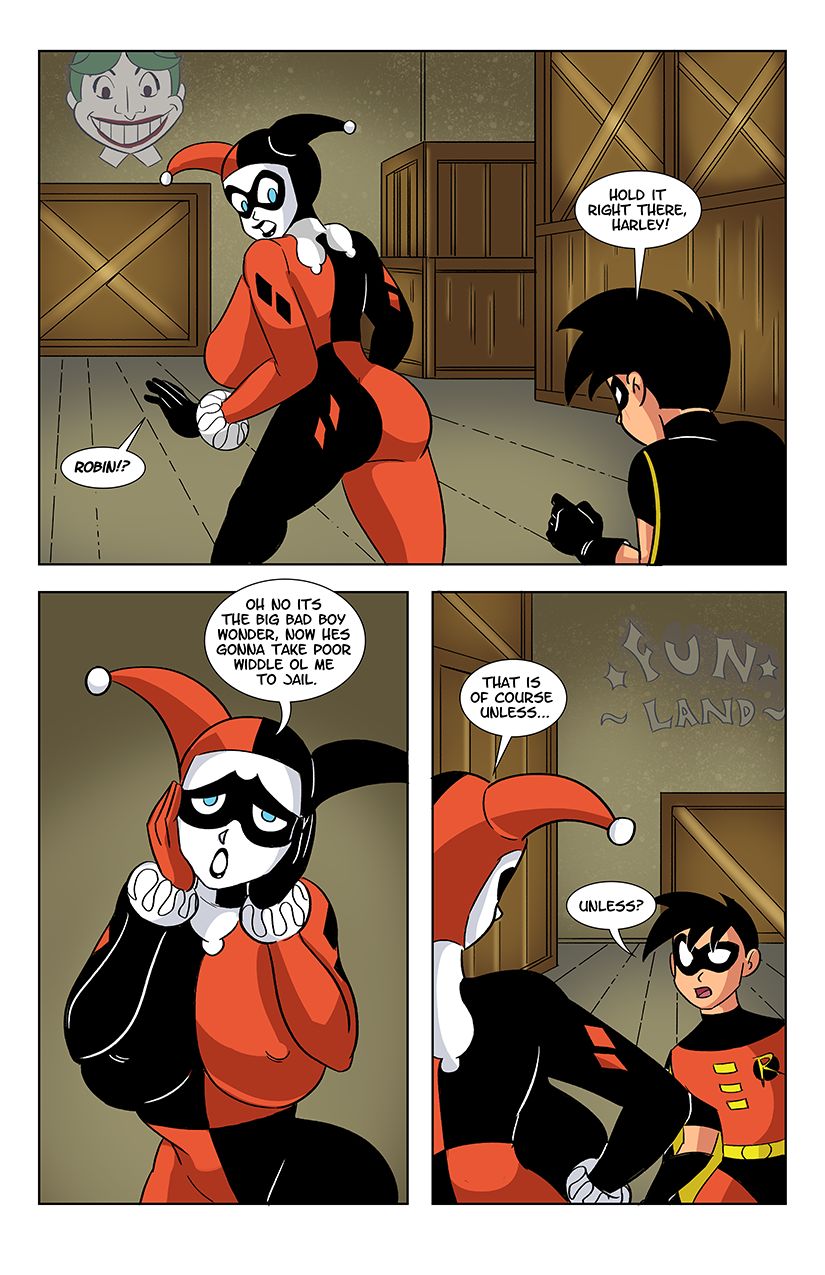 Harley and Robin in "The Deal" cover