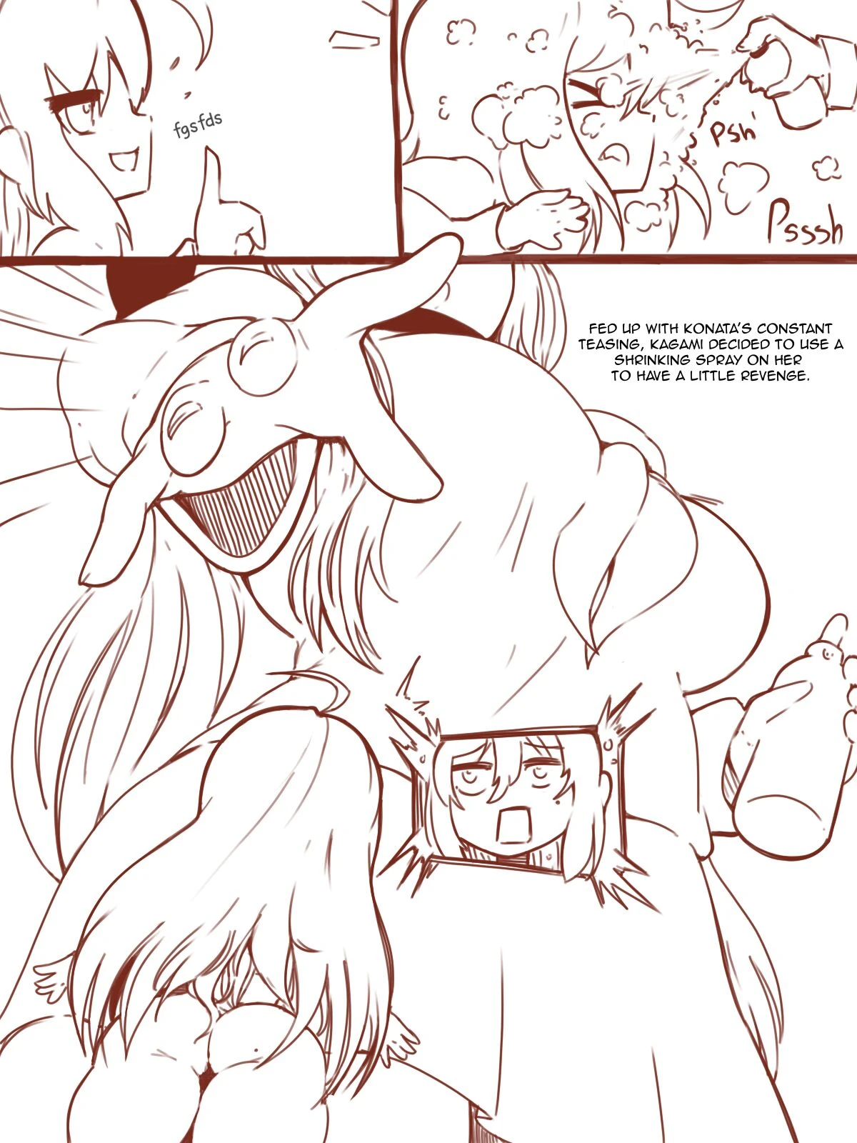 Kagami & Konata cover