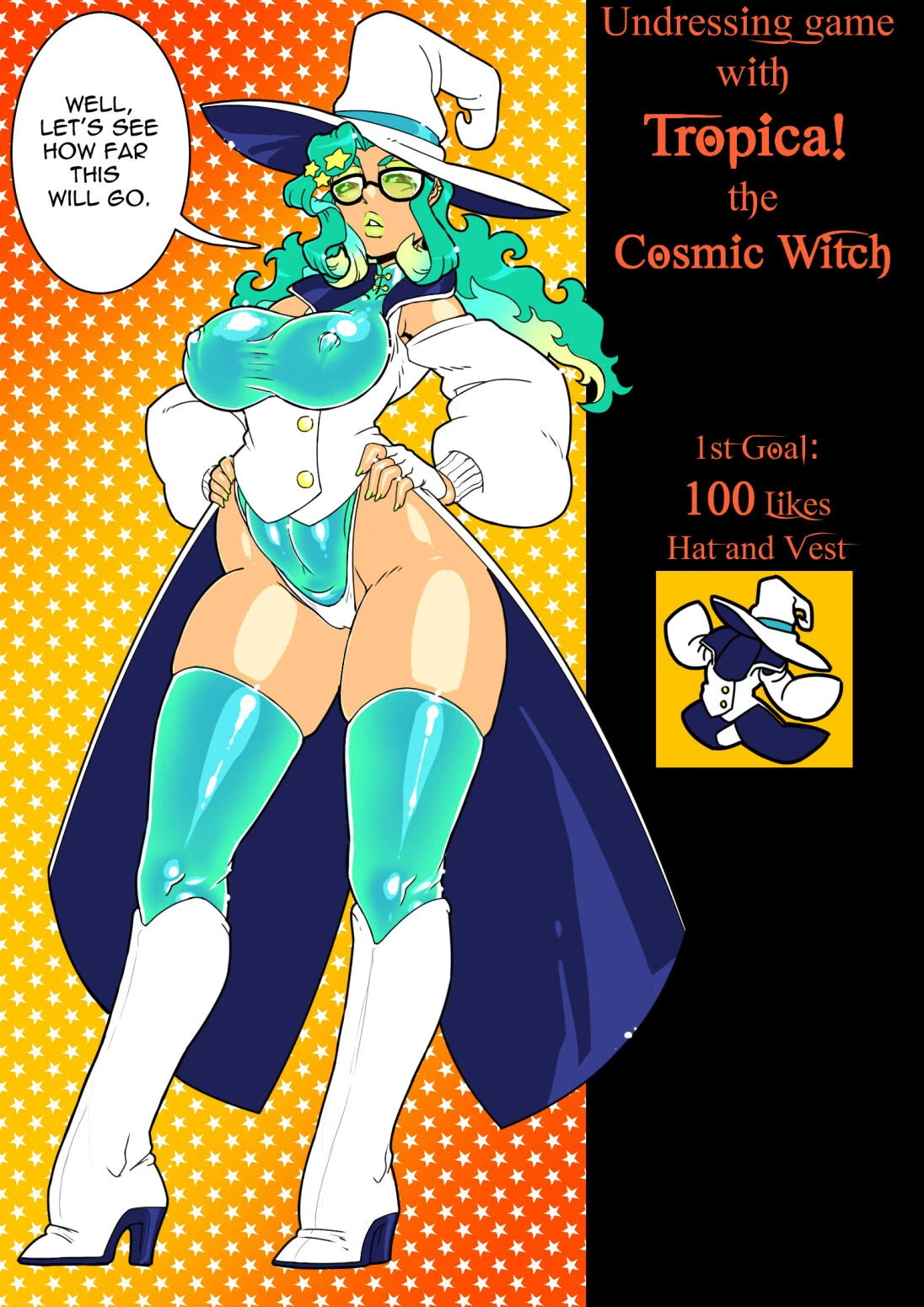Stripgame with Tropica the Cosmic Witch cover