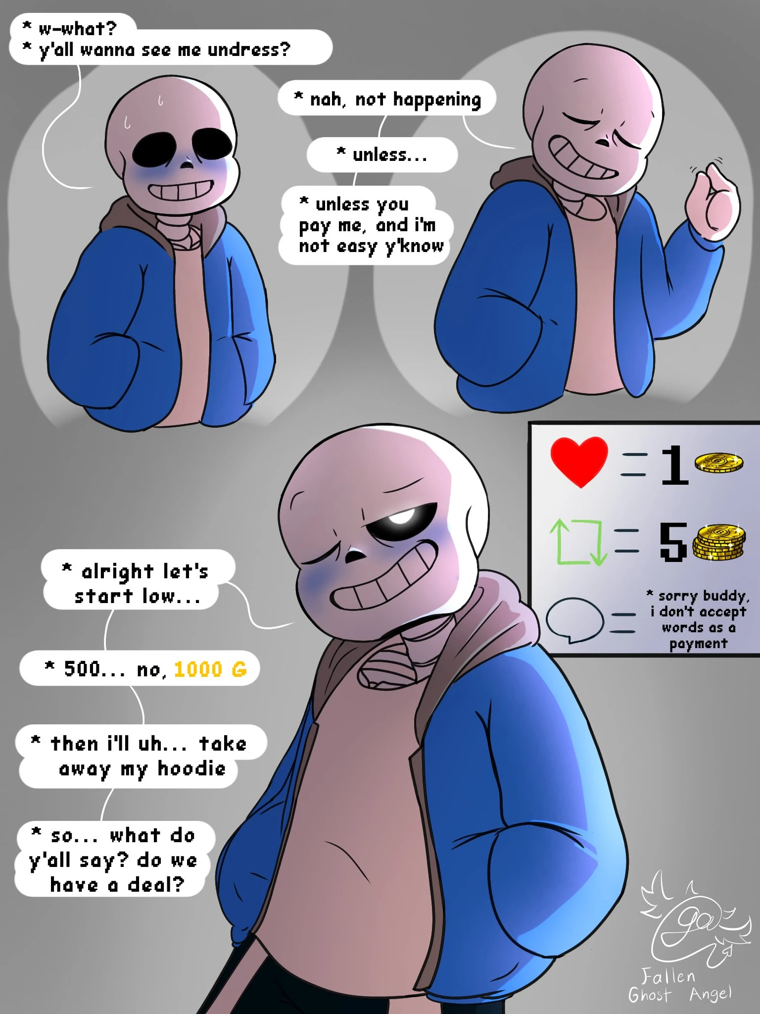 Sans strip game cover