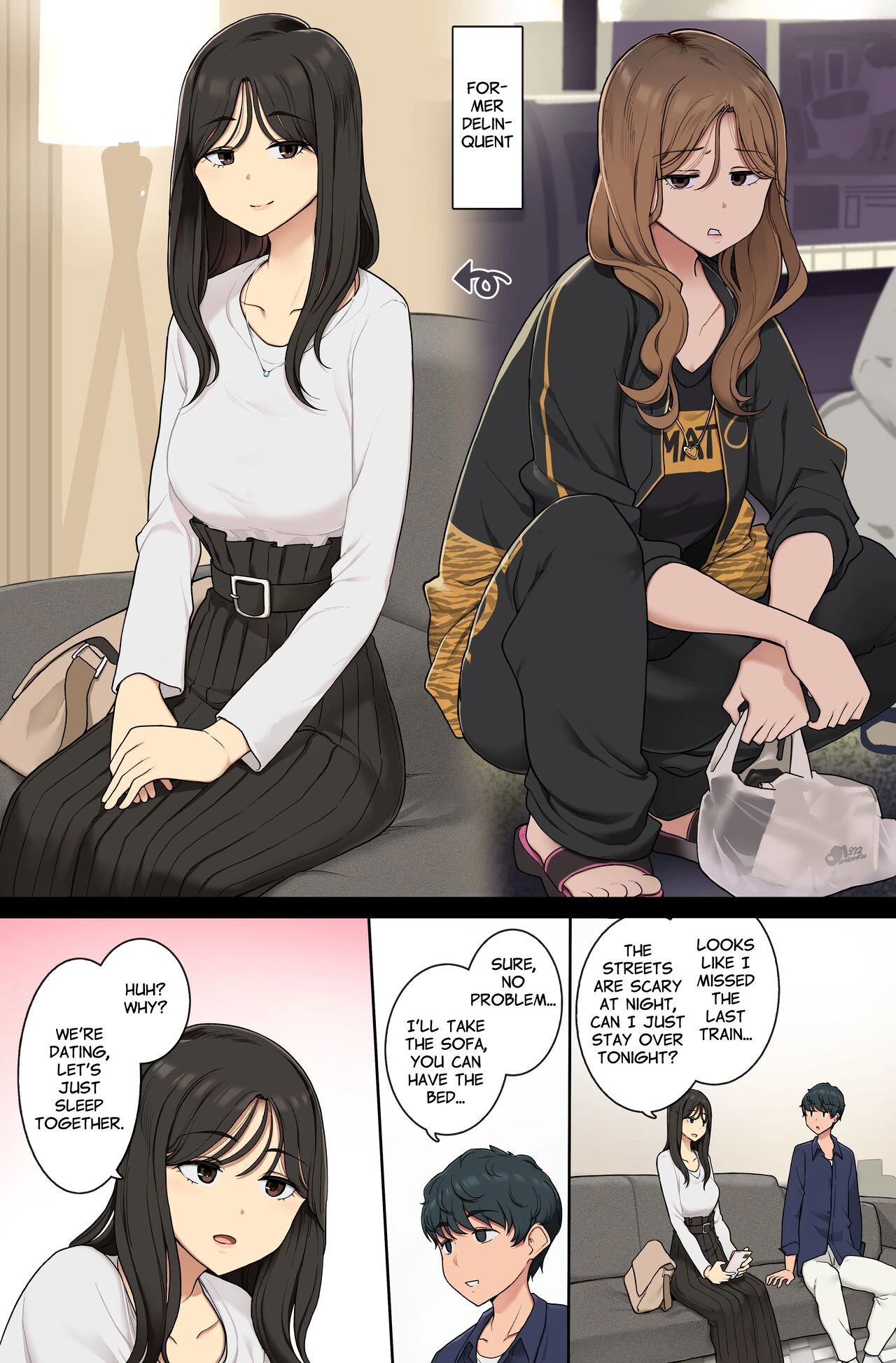 An Ex-Delinquent Lets Her Old Self Slip Out | MotoYan ga Dechau Onee-san cover