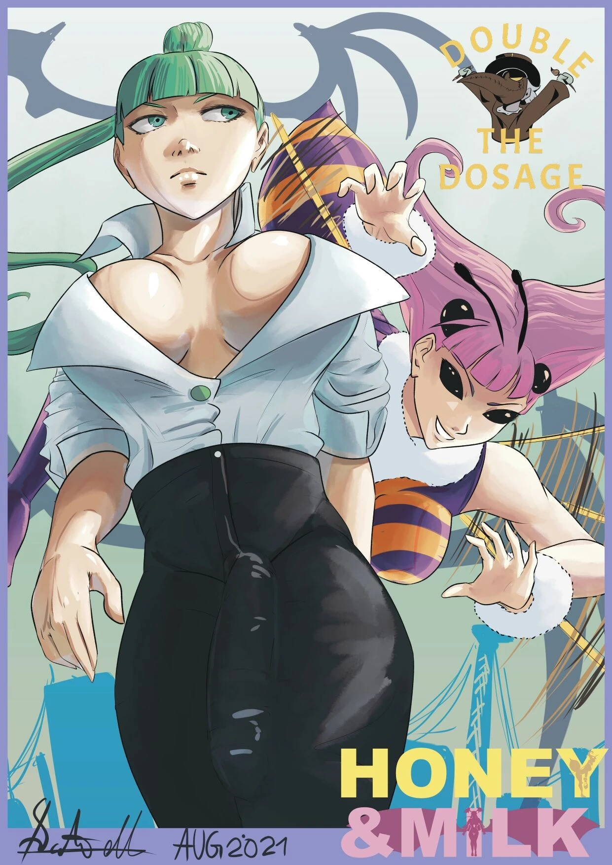 Honey and milk cover