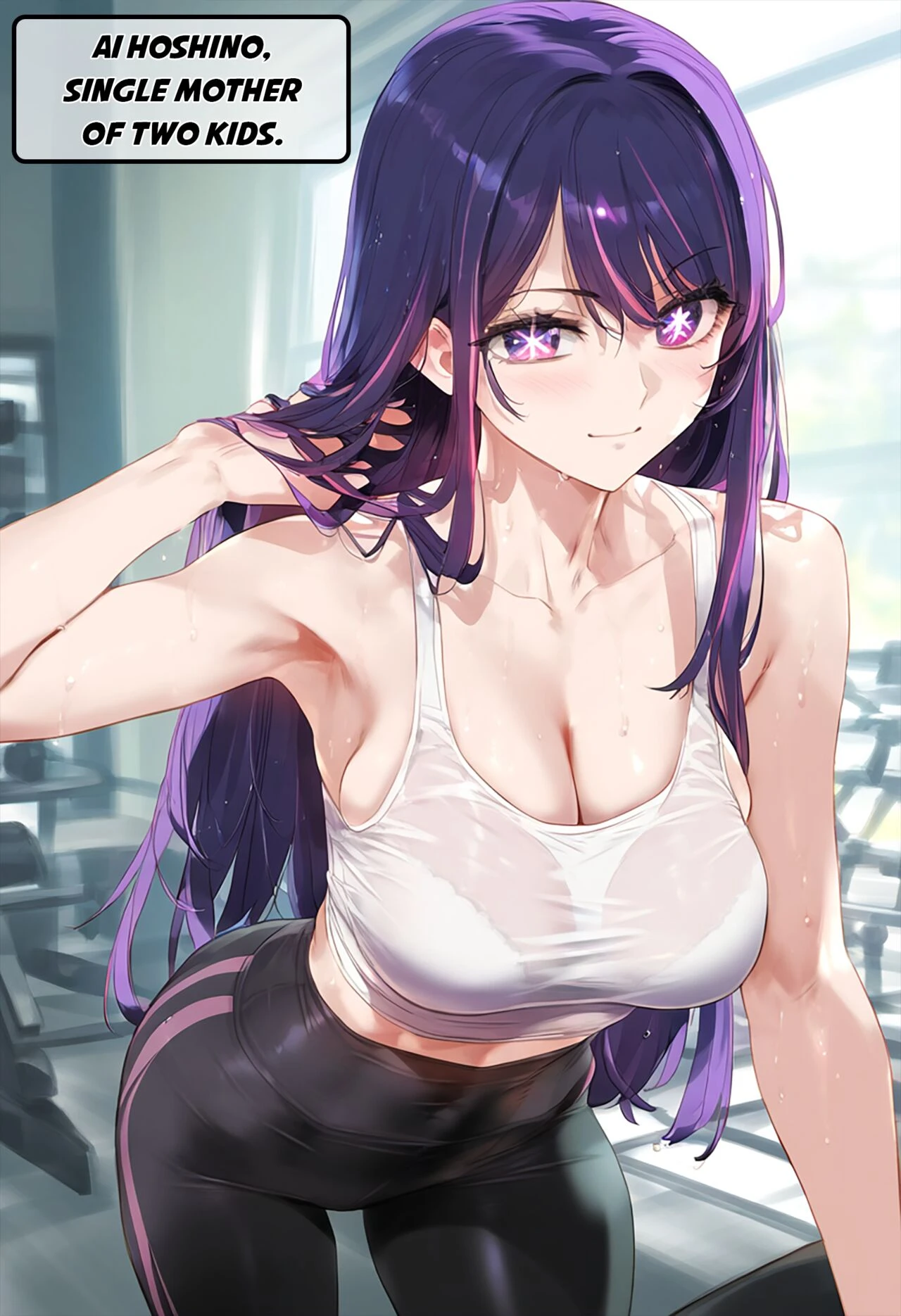 Hoshino Ai Stalked by Gym Creep cover