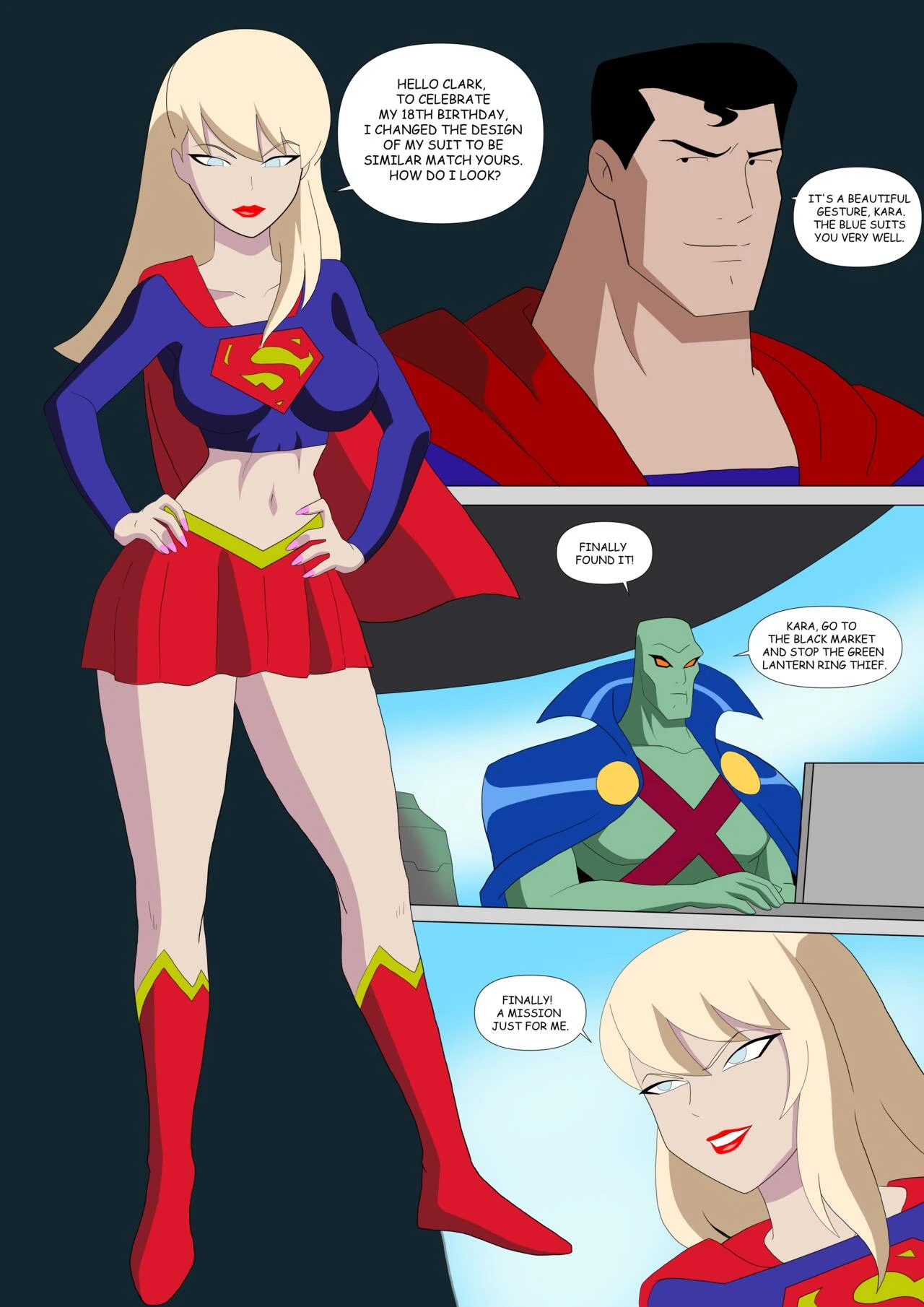 Supergirl X Wonder Woman cover