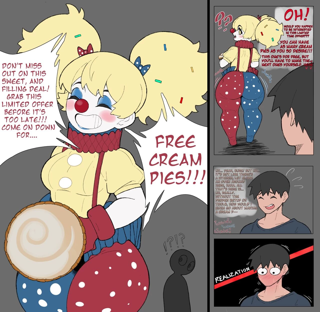 Free cream pies!!! cover