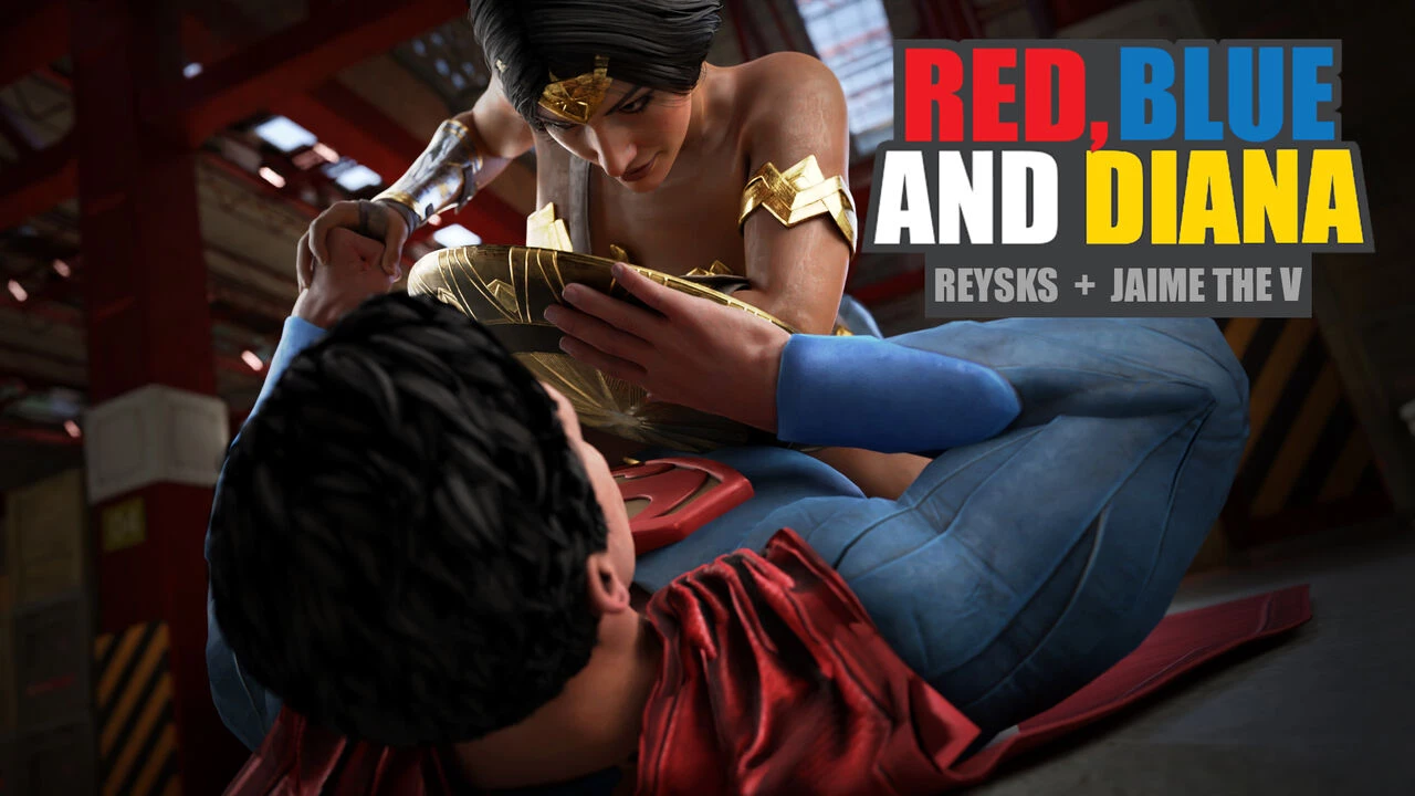 Red, Blue and Diana cover