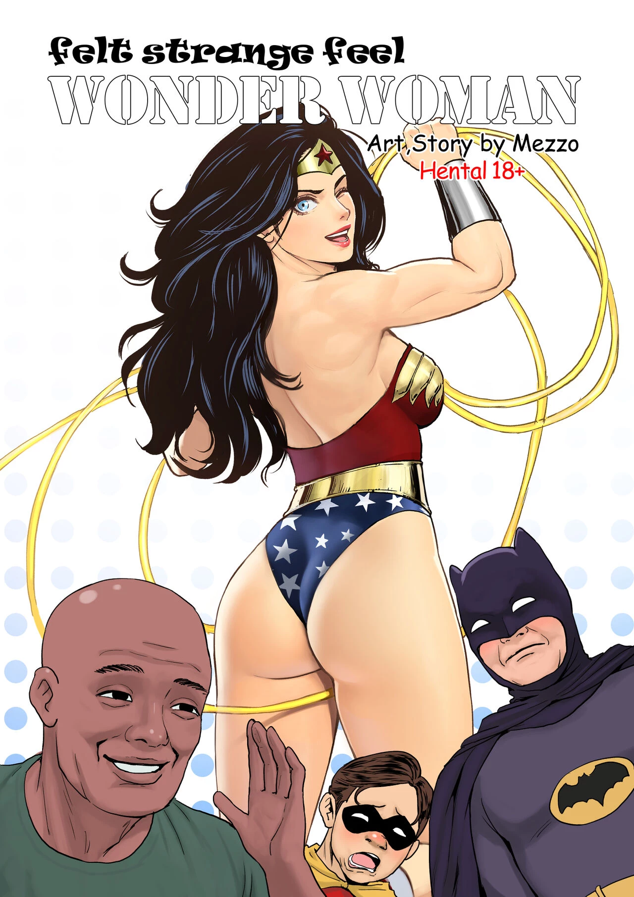 Wonder Woman's strange felt cover