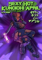 Sexy Hot Kunoichi April cover