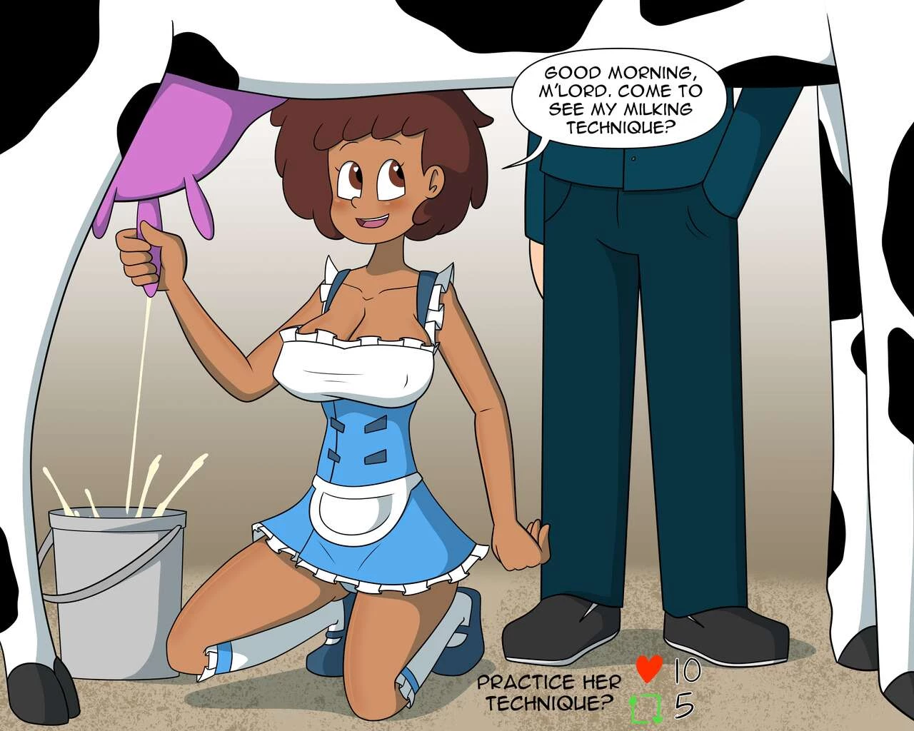Anne the Milk Maid game cover
