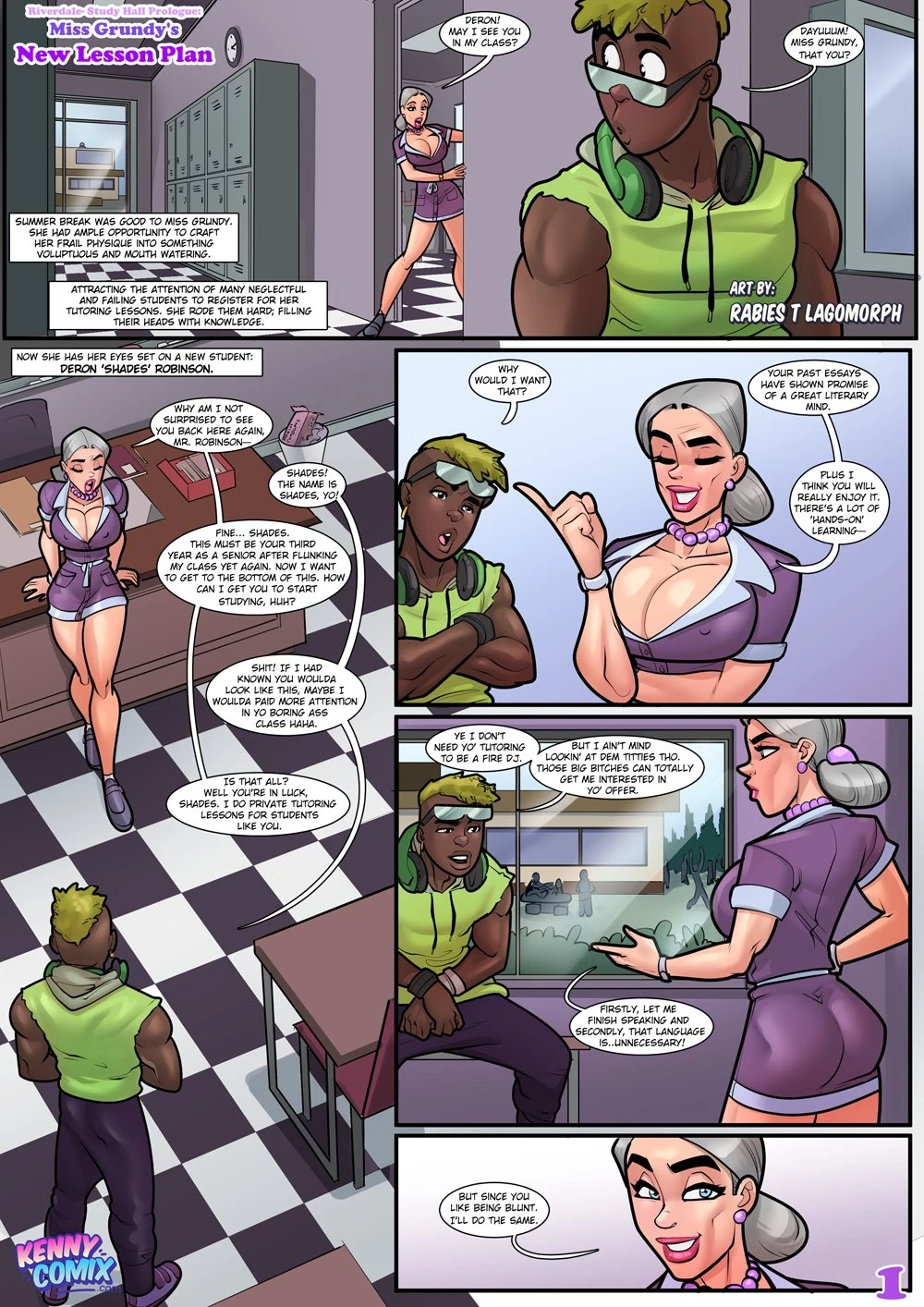 Miss Grundy's New Lesson Plan cover